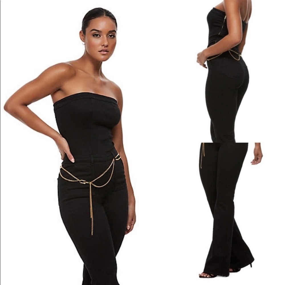 True Religion Strapless Jumpsuit